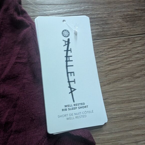 Athleta | Well Rested Rib Sleep Set In Deep Burgundy - Picture 9 of 10